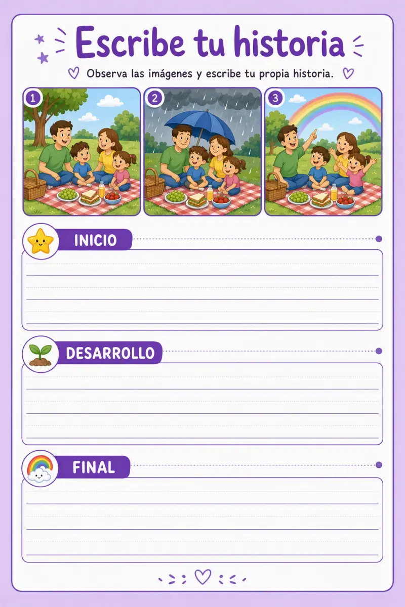 Página para escribir tu historia